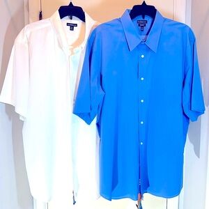 Pair Crofts & Barrow Short Sleeve Shirts 2XL